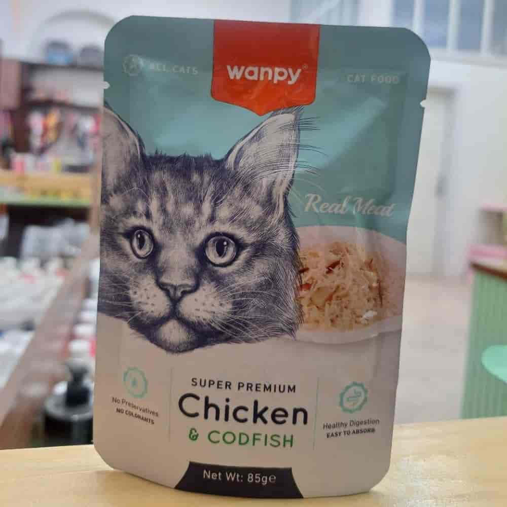 پوچ گربه طعم میکس مرغ و ماهی